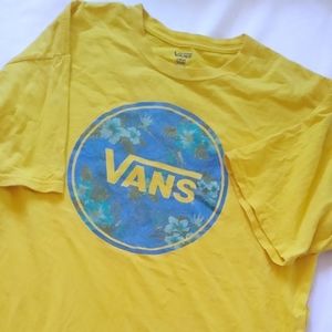 Vans Tropical Yellow Shirt Size Large